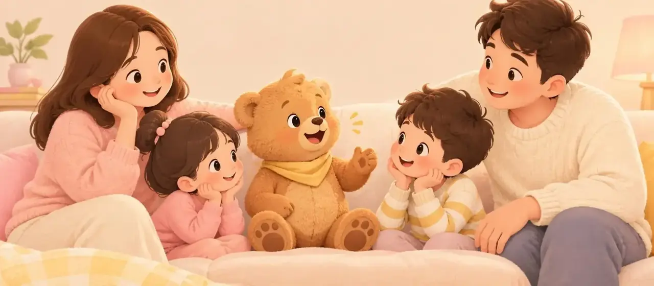 黄果入口推荐《我家小熊会说话》宣传图